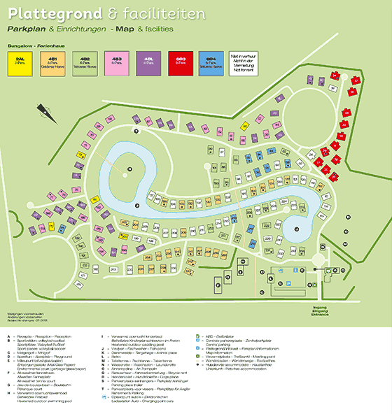 Plattegrond De Veluwse Hoevegaarde - geplaatst door Huurtent.be