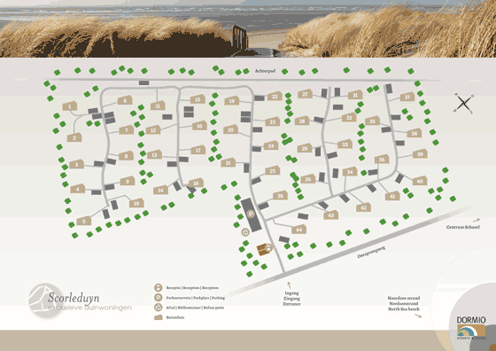 Plattegrond Dormio Park Scorleduyn - geplaatst door Huurtent.be