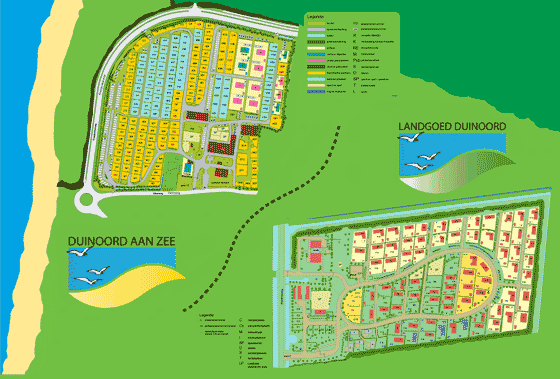 Plattegrond camping Duinoord - geplaatst door Huurtent.be