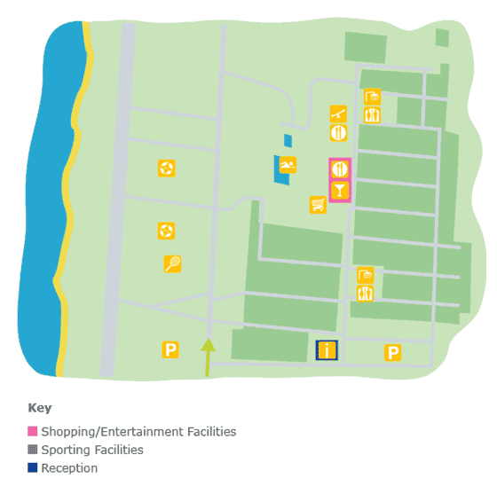 Plattegrond camping El Bahira - geplaatst door Huurtent.be