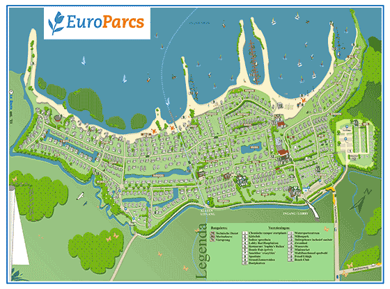 Plattegrond EuroParcs Bad Hoophuizen - geplaatst door Huurtent.be Plattegrond EuroParcs Bad Hoophuizen - geplaatst door Huurtent.be