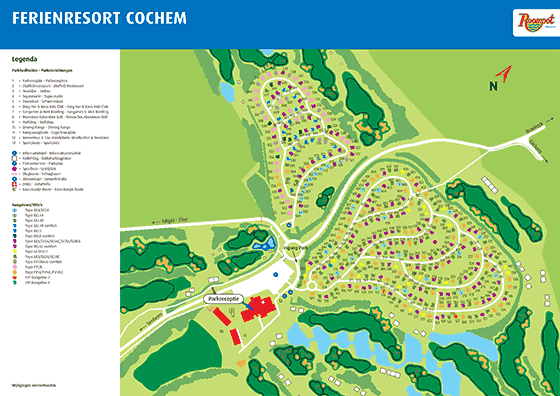 Plattegrond Ferienresort Cochem - geplaatst door Huurtent.be