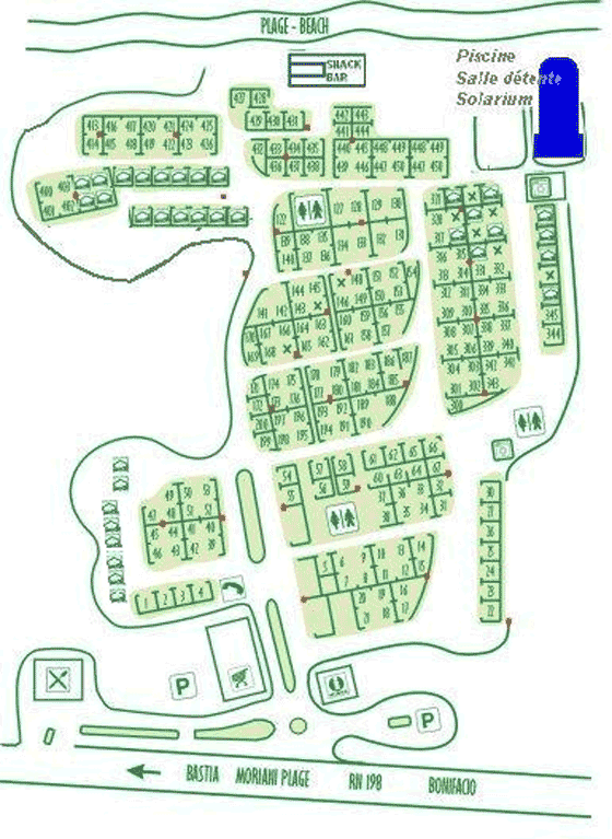 Plattegrond camping La Merendella  - geplaatst door Huurtent.be