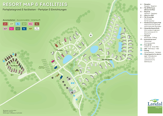 Plattegrond Landal Angrove - geplaatst door Huurtent.be
