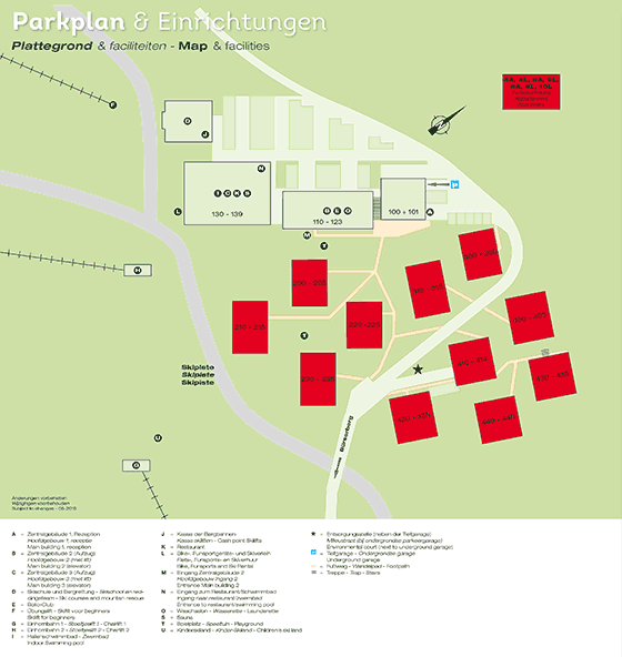 Plattegrond Landal Brandnertal - geplaatst door Huurtent.be