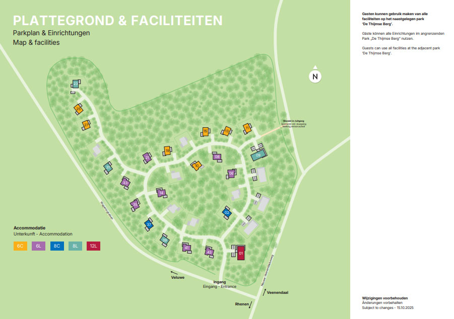 Plattegrond Landal Buytenplaets Rhenen