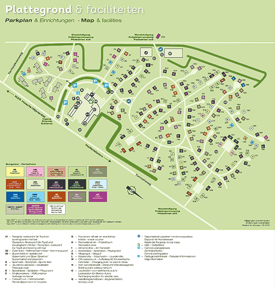 Plattegrond Landal De Hellendoornse Berg - geplaatst door Huurtent.be