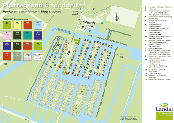Plattegrond Landal De Reeuwijkse Plassen - geplaatst door Huurtent.be