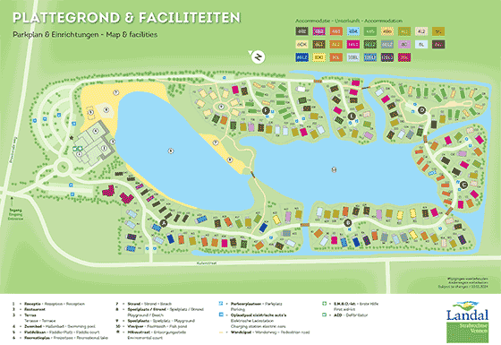 Plattegrond Landal De Strabrechtse Vennen - geplaatst door Huurtent.be