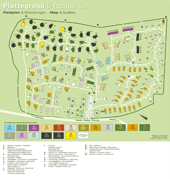 Plattegrond Landal De Vers - geplaatst door Huurtent.be