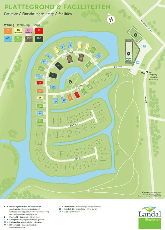 Plattegrond Landal Elfstedenhart - geplaatst door Huurtent.be