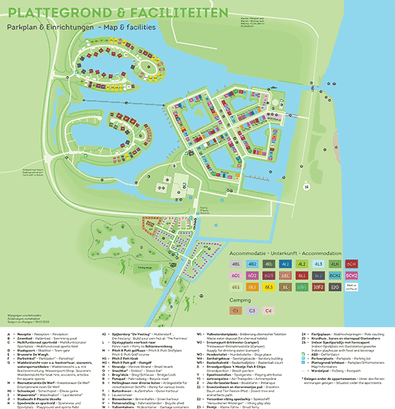 Plattegrond Landal Esonstad - geplaatst door Huurtent.be