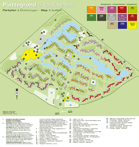 Plattegrond Landal Het Vennenbos - geplaatst door Huurtent.be