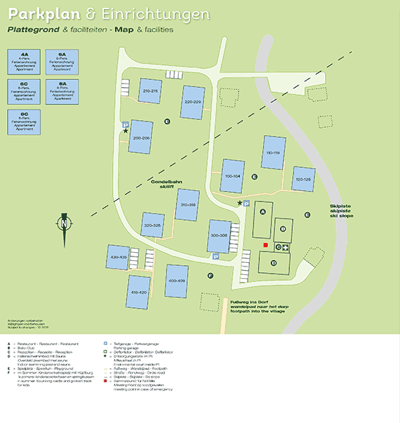Plattegrond Landal Hochmontafon - geplaatst door Huurtent.be