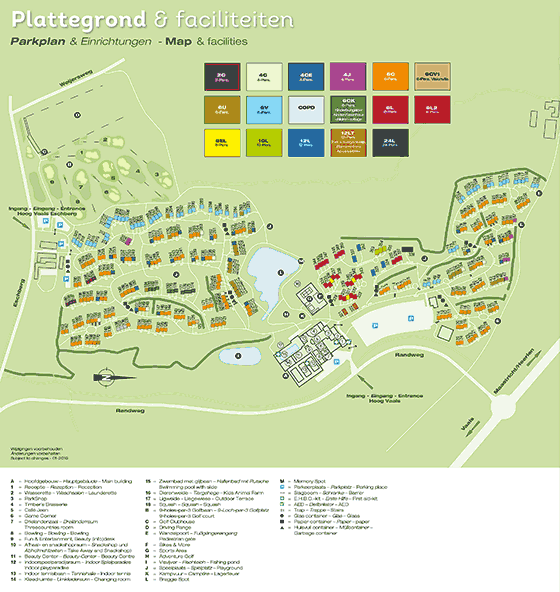 Plattegrond Landal Hoog Vaals - geplaatst door Huurtent.be