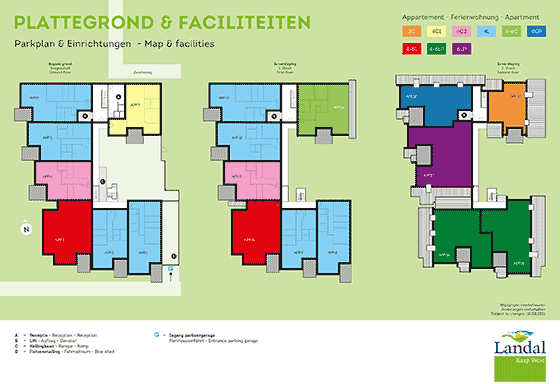 Plattegrond Landal Kaap West - geplaatst door Huurtent.be