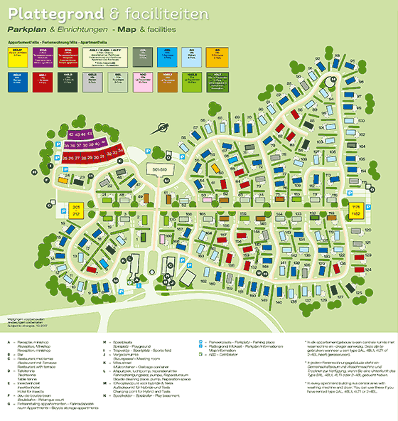 Plattegrond Landal Kasteeldomein De Cauberg - geplaatst door Huurtent.be