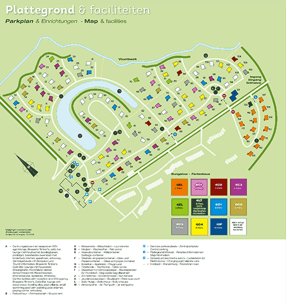 Plattegrond Landal Landgoed Aerwinkel   - geplaatst door Huurtent.be