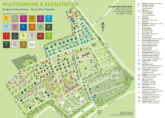 Plattegrond Landal Mooi Zutendaal - geplaatst door Huurtent.be