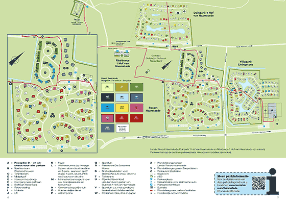 Plattegrond Landal Resort Haamstede - geplaatst door Huurtent.be