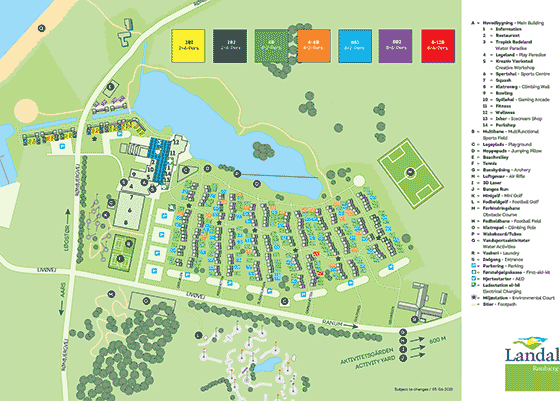 Plattegrond Landal Rønbjerg - geplaatst door Huurtent.be