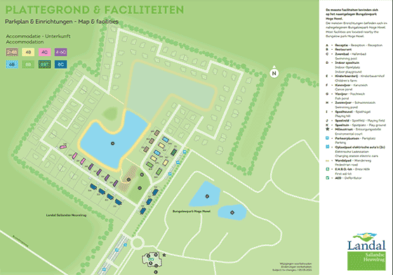 Plattegrond Landal Sallandse Heuvelrug - geplaatst door Huurtent.be