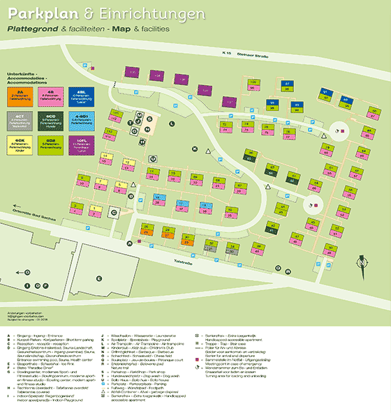 Plattegrond Landal Salztal Paradies - geplaatst door Huurtent.be