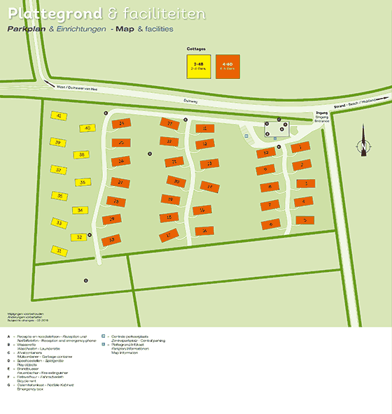 Plattegrond Landal Schuttersbos - geplaatst door Huurtent.be