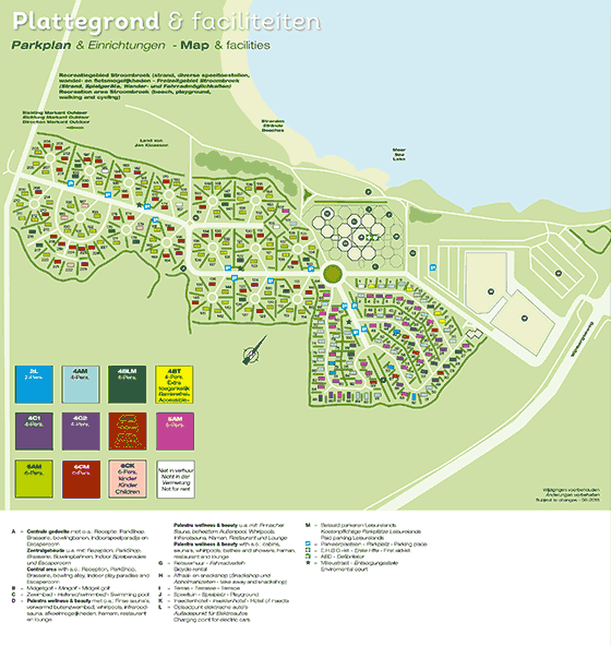 Plattegrond Landal Stroombroek - geplaatst door Huurtent.be