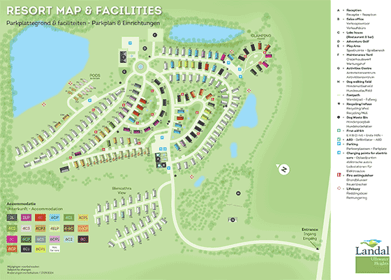 Plattegrond Landal Ullswater Heights - geplaatst door Huurtent.be