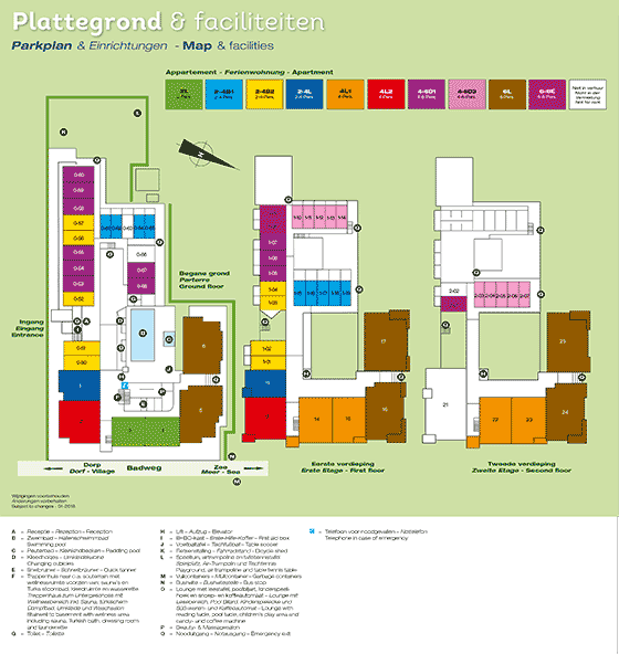 Plattegrond Landal Vitamaris - geplaatst door Huurtent.be