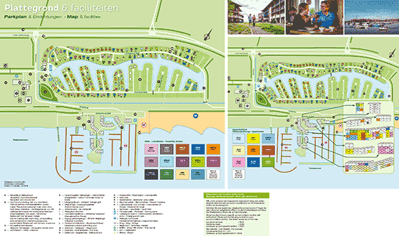Plattegrond Landal Waterparc Veluwemeer - geplaatst door Huurtent.be