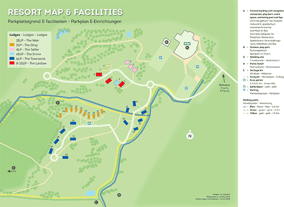 Plattegrond Landal Whitekirk Hill - geplaatst door Huurtent.be