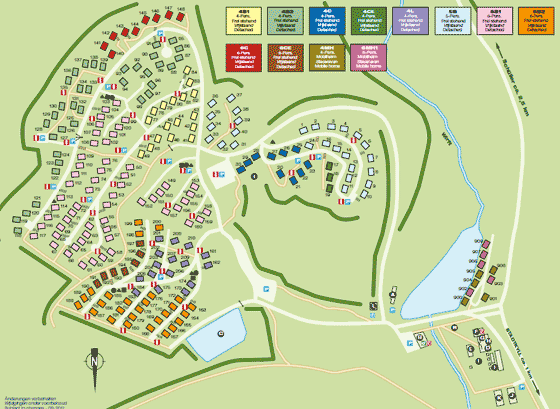 Plattegrond Landal Wirfttal - geplaatst door Huurtent.be