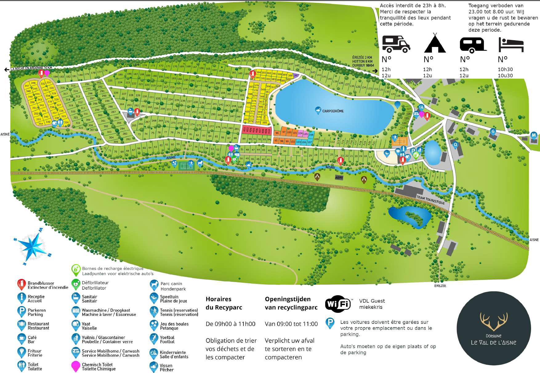 Plattegrond Le Val de l'Aisne