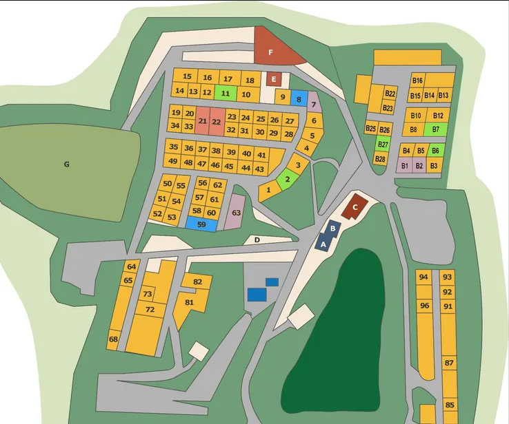 Plattegrond Les Bouleaux