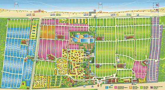 Plattegrond camping Marina di Venezia - geplaatst door Huurtent.be