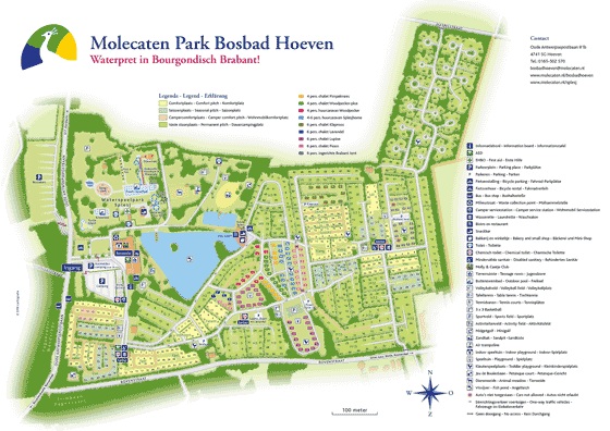 Plattegrond camping Molecaten Park Bosbad Hoeven - geplaatst door Huurtent.be Plattegrond camping Molecaten Park Bosbad Hoeven - geplaatst door Huurtent.be