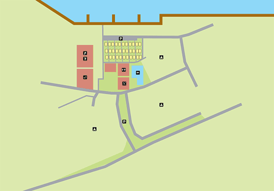 Plattegrond camping Nieuwpoort - geplaatst door Huurtent.be
