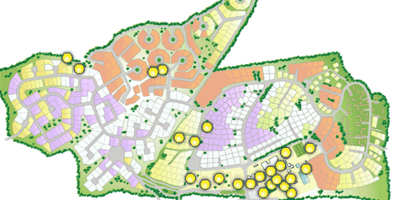 Plattegrond camping Parc Saint James Oasis Village - geplaatst door Huurtent.be