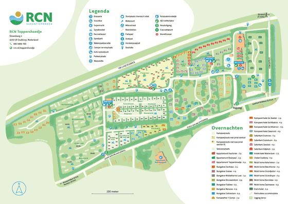 Plattegrond camping RCN Toppershoedje - geplaatst door Huurtent.be Plattegrond camping RCN Toppershoedje - geplaatst door Huurtent.be