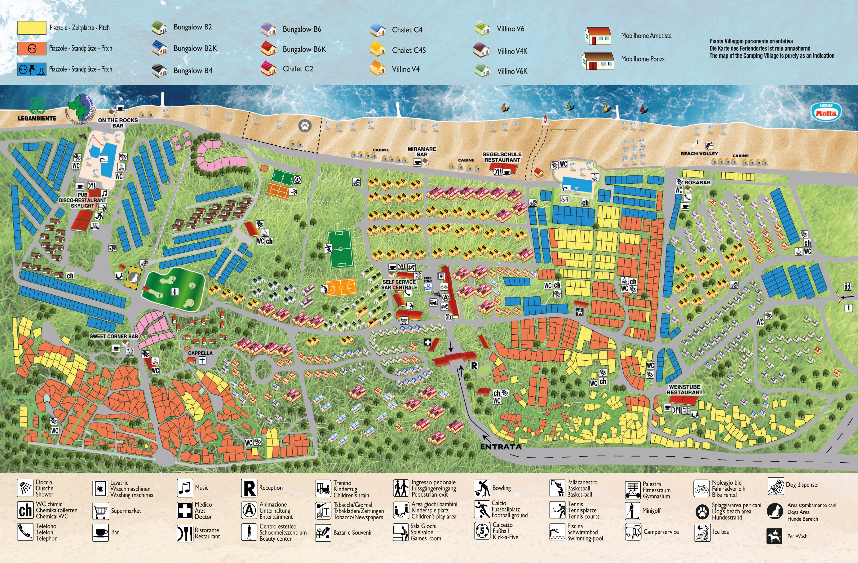 Plattegrond Rosapineta