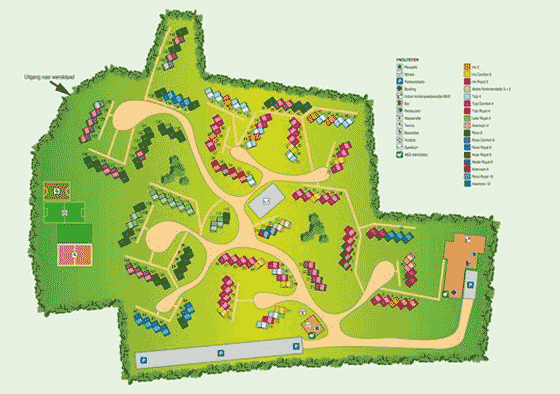 Plattegrond Schin op Geul - geplaatst door Huurtent.be