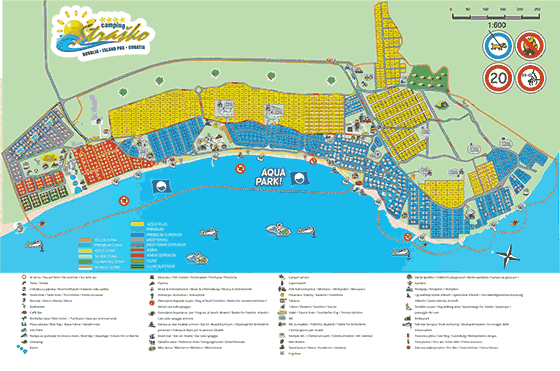 Plattegrond camping Strasko - geplaatst door Huurtent.be