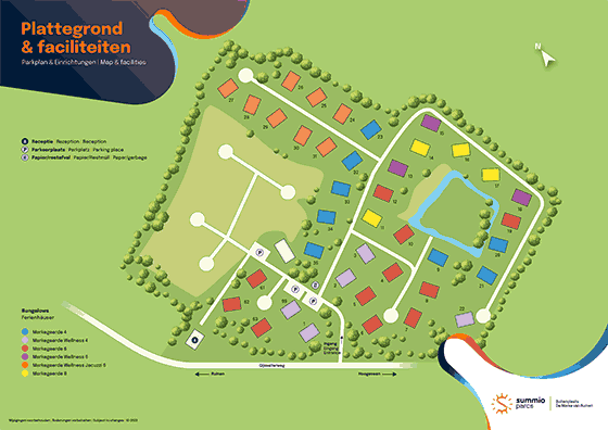 Plattegrond Summio Buitenplaats de Marke Van Ruinen - geplaatst door Huurtent.be