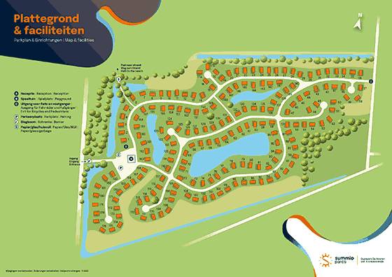 Plattegrond Summio Duynparc De Heeren van s Gravensande - geplaatst door Huurtent.be