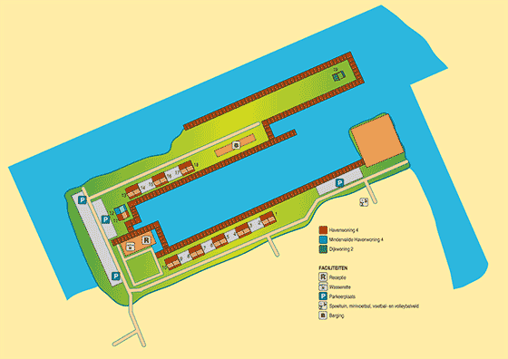 Plattegrond Summio Havenresort Terherne - geplaatst door Huurtent.be