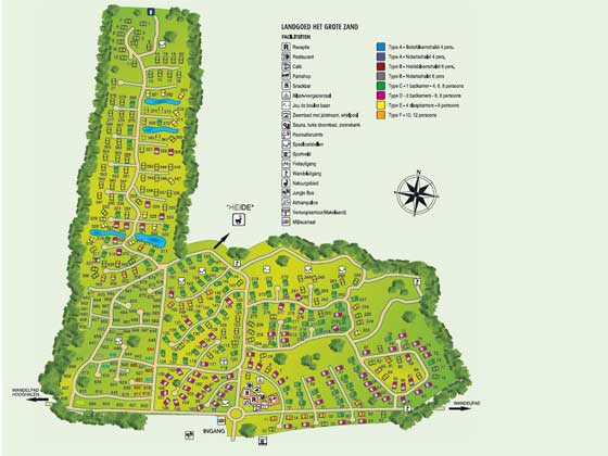 Plattegrond Summio Landgoed Het Grote Zand - geplaatst door Huurtent.be
