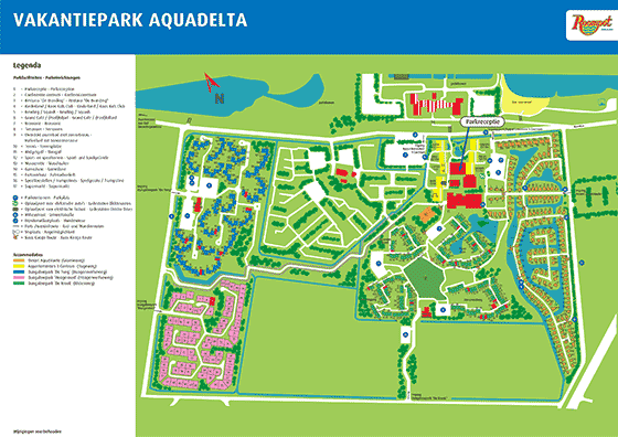 Plattegrond Summio Parc Aquadelta - geplaatst door Huurtent.be