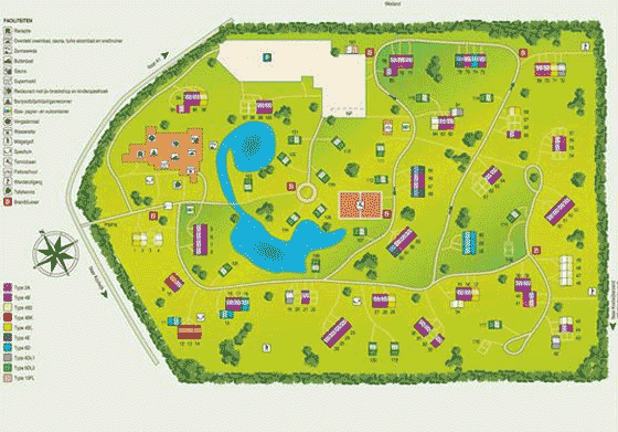 Plattegrond Summio Parc De Berkenhorst - geplaatst door Huurtent.be